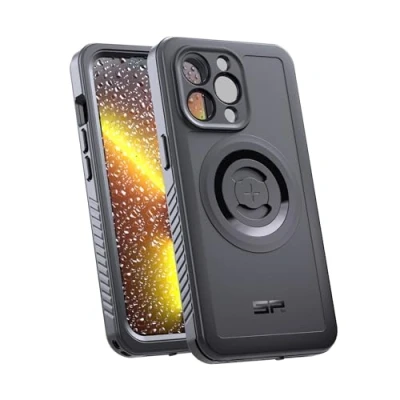 Abbildung von Apple iPhone 13 Pro Hülle MagSafe Kunststoff SP Connect Backcover/Hard Case Handyhülle Schwarz Shockproof/Stoßfest