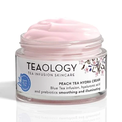 Abbildung von Teaology Peach Tea Hydra Cream I Tagespflege und Nachtpflege Naturkosmetik vegan, 50 ml