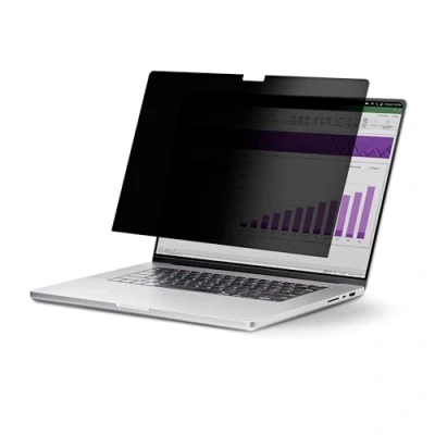 Abbildung von StarTech.com 15,6 Zoll 16:10 Touch Laptop Sichtschutz, Sichtschutzfolie, Notebook Blickschutzfilter/Blaulichtfilter, Flip Up