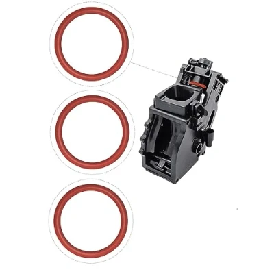 Abbildung von 3 x O Ring Dichtung kompatibel mit Philips Saeco Miele Bosch Gaggia Tchibo Unold Solis Spidem Satrap TurMix König Rotel Brüheinheit Brühgruppe Anpresskolben Kolben
