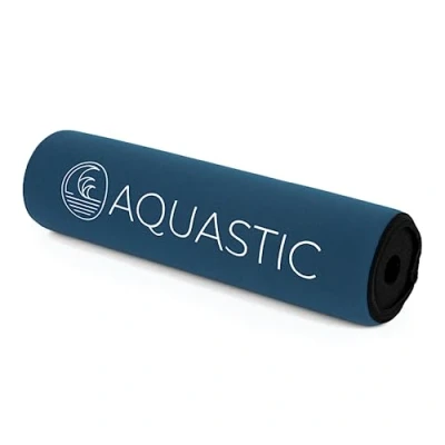 Abbildung von AQUASTIC Boje SUP Paddel Ertrinken Prävention Einfache Installation für 25mm Durchmesser Schaft Neopren NBR Gummi Blau AQS SFS001