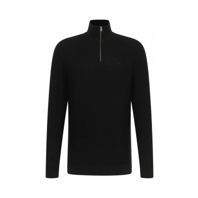 Abbildung von Mustang Style Everett Strickpullover, Herren, Größe: Large, Jet black