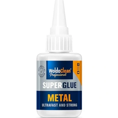 Abbildung von Sekundenkleber extra stark für Metall 25g wasserfest, hitzebeständig &amp; mit Nadel Verschluss