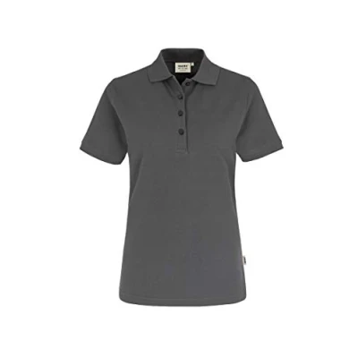 Abbildung von HAKRO Damen Polo Shirt &quot;Classic&quot; 110 graphite Größe: M