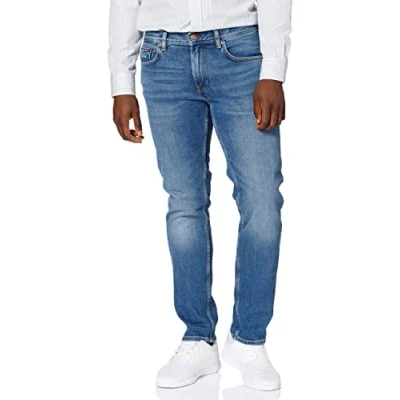 Abbildung von Tommy Hilfiger CORE Denton Straight Jeans Leg, Herren, Größe: 34x30, Boston indigo