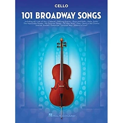 Abbildung von Cello (101 Broadway Songs): Noten, Sammelband für