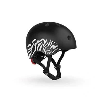 Abbildung von Scoot &amp; Ride Unisex Jugend Leopardenmuster and Helm, XXS S(45 51cm), Leopard