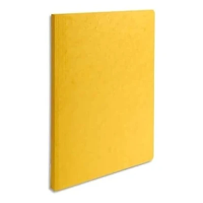 Abbildung von Exacompta 50er Pack Premium Aktendeckel. Aus extra starkem Colorspan Karton für DIN A4 gelb Hefter ideal das Büro und Schule die mobile Organisation