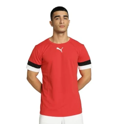Abbildung von puma Herren Teamrise Jersey Hemd, Red Black White, M EU