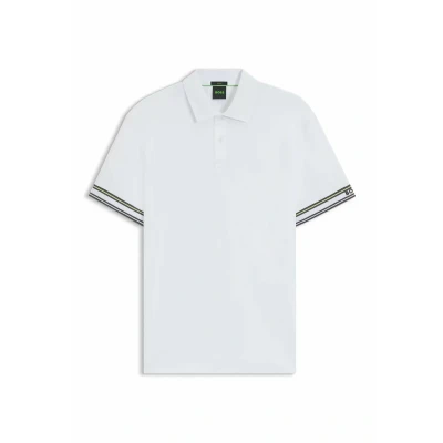 Abbildung von BOSS Poloshirt, Herren, Größe: Large, White