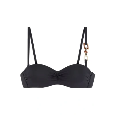 Abbildung von Lascana Bandeau Bikinitop, Damen, Größe: 38xB, Schwarz