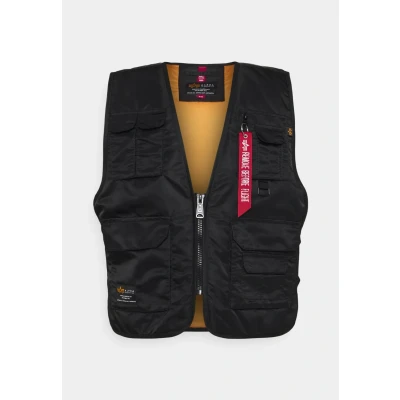 Abbildung von Alpha Industries Utility VEST Weste, Herren, Größe: S/M, Black