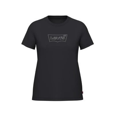 Abbildung von Levi&#039;s Plus Perfect Tshirt print, Damen, Größe: 58/60, Anthracite
