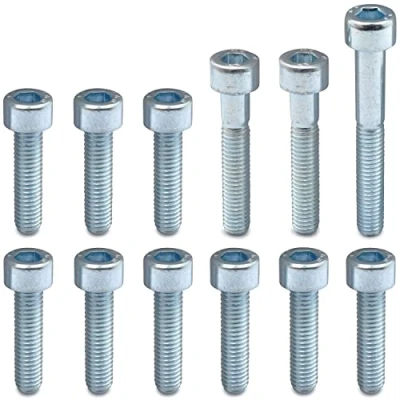 Abbildung von Easyboost 12 Schrauben für Variomatikdeckel Kupplung CHC Stahl Verzinkt Aerox Jog R Bw&#039;s Slider SR F12 Neo&#039;s Minarelli Liegend Vario Stehend Keilriemen Variodeckel Variomatikschrauben