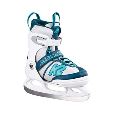 Abbildung von K2 Skates Mädchen Schlittschuhe Annika Ice Ltd, white blue, 25E0308.1.1.S