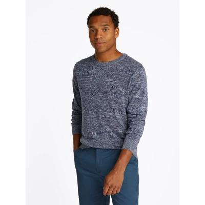 Abbildung von Tommy Hilfiger CREW NECK Strickpullover Desert sky/ivory petal, Herren, Größe: 3XL, petal