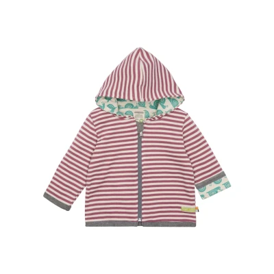 Abbildung von loud + proud Wendejacke Ringel, GOTS zertifiziert