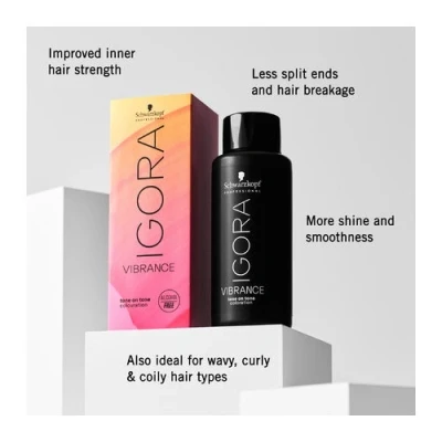 Abbildung von Schwarzkopf Professional Igora Vibrance Demi permanente Färbung 60 ml 7 0