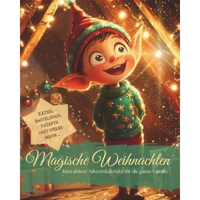 Abbildung von Magische Weihnachten 24 Tage gefüllt mit Geschichten, Rätsel und Bastelideen: Das etwas andere Weihnachtsbuch/Adventskalender, einer interaktiven Weihnachtsgeschichte für die ganze Familie