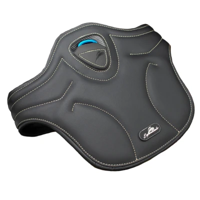 Abbildung von eQuick Sattelgurt ES Jumping Stud Braun 130cm