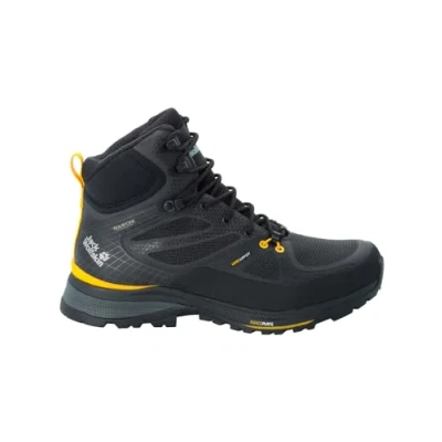 Abbildung von Jack Wolfskin Herren Force Trekker Texapore Mid M, Black / Burly Yellow Xt, 46 EU
