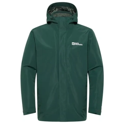 Abbildung von Jack Wolfskin Altenberg 3IN1 Regenjacke / wasserabweisende Jacke, Herren, Größe: Medium, Black olive