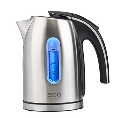 Abbildung von ECG RK 1240, Wasserkocher, 1,2 Liter, Rostfreier Stahl, 1.2 liters