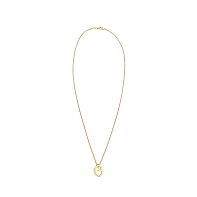 Abbildung von Elli Heart Design Halskette goldcoloured, Damen, Größe: 45, Gold coloured