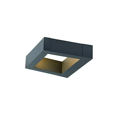 Abbildung von SLV Wandaufbauleuchte BOOKAT / Beleuchtung für Wände, Wege, Eingänge, LED Spot außen, Aufbau Leuchte Outdoor, Gartenlampe IP65 3000/4000K 15W 990lm anthrazit