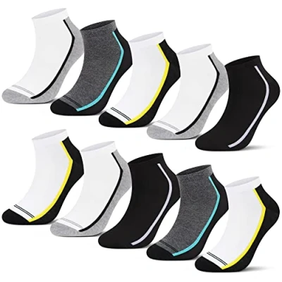 Abbildung von L&amp;K 12 Paar Herren Sneaker Socken Baumwolle Sportsocken atmungsaktiv mehrfarbig 92253 39 42