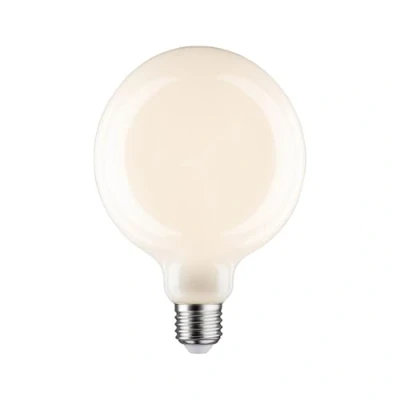 Abbildung von Paulmann 28628 LED Lampe Filament G125 9W Klassik Leuchtmittel dimmbar Opal 2700K Warmweiß E27