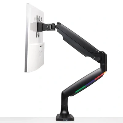 Abbildung von Kensington SmartFit Monitorarm für 1 Bildschirm 13 34 Zoll und 9 kg, VESA 75/100, Gasdruckfeder One Touch zur optimalen Höheneinstellung, flexible Monitorhalterung, Schwarz, K59600WW