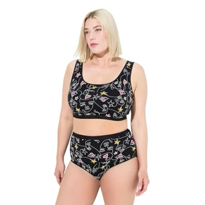 Abbildung von Ulla Popken Damen große Größen Übergrößen Plus Size Maxislips, 3er Pack, High Waist