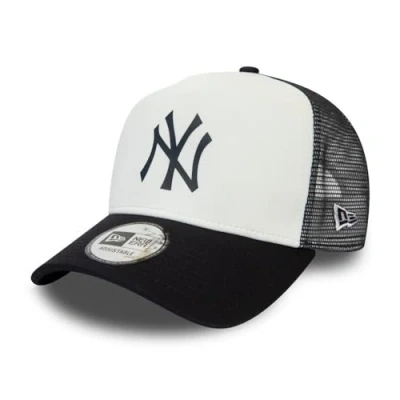 Abbildung von New Era York Yankees MLB Cap Trucker Kappe Verstellbar Baseball Snapback Weiss One Size