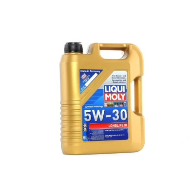 Abbildung von Liqui Moly Longlife Iii 5W 30 5l Motoröl 20647 VOLKSWAGEN: Golf 7 Variant, 4, Tiguan I, BMW: X3, 1 Hatchback, 5 Saloon, AUDI: A3 Hatchback