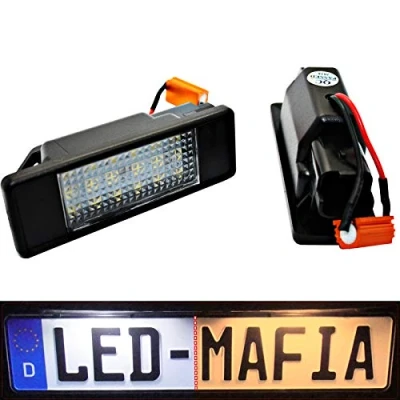 Abbildung von LED Kennzeichenbeleuchtung Module E Prüfzeichen Plug &amp; Play 6000K 3e