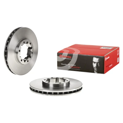 Abbildung von BREMBO 09.E167.10 Bremsscheibe 276 28 6 innenbelüftet