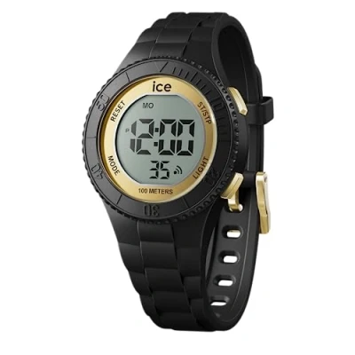 Abbildung von Ice Watch Digitaluhr, Herren, Größe: Small, Black/gold s