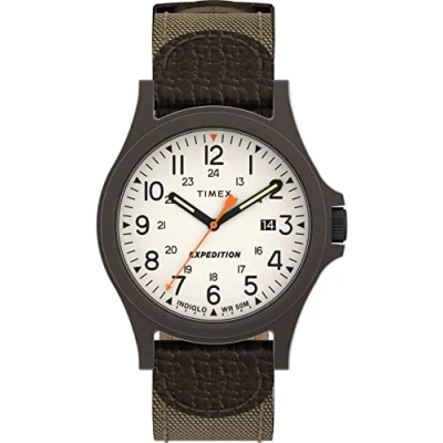 Abbildung von Timex Expedition Acadia 40mm Lederarmband Herren Armbanduhr TW4B23700