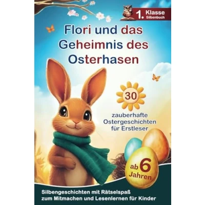 Abbildung von Flori und das Geheimnis des Osterhasen: 30 zauberhafte Ostergeschichten für Erstleser Silbengeschichten mit Rätselspaß zum Mitmachen Lesenlernen 1. Klasse Silbenbuch Kinder ab 6 Jahren