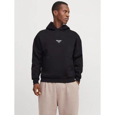 Abbildung von Jack &amp; Jones Jjeurban EDGE Studio HOOD Sweatshirt, Herren, Größe: Small, Black