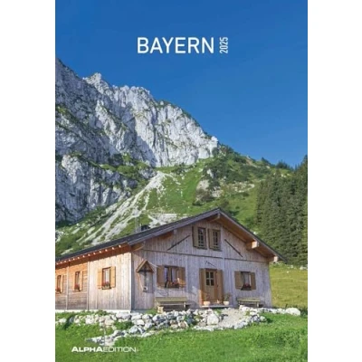 Abbildung von Bayern 2025 Bild Kalender 23,7x34 cm Regional Wandkalender mit Platz für Notizen Alpha Edition
