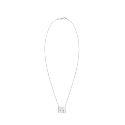 Abbildung von Elli M Letter Halskette silvercoloured, Damen, Größe: 45, Silver coloured