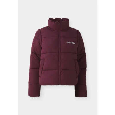 Abbildung von Santa Cruz Strip Jacket 2 IN 1 Winterjacke, Damen, Größe: 38, Dark cherry