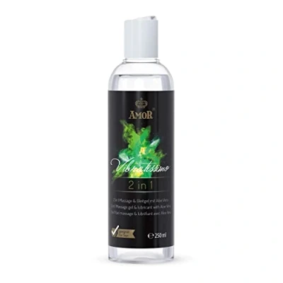 Abbildung von Vibratissimo 2 in 1 Play Gel 250 ml I Liebes &amp; Gleitgel mit Aloe Vera Wasserbasierte Gleitgele Lubricant für Silikon Toys Latexkondome geeignet water based lubrication