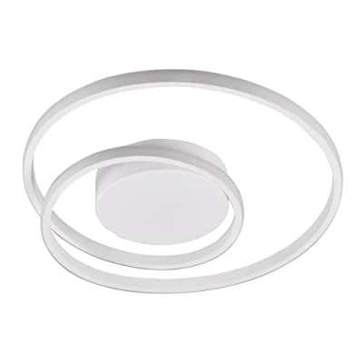 Abbildung von Reality Leuchten LED Deckenleuchte Zibal R62911131, Metall Weiß matt, inklusiv 22 Watt LED, Switch Dimmer