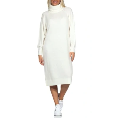 Abbildung von VERO MODA Damen Rollkragen Strickkleid VMDaniela Midikleid 10291734 Birch Melange M