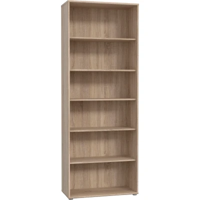 Abbildung von FORTE TEMPRA 2 Regal mit 5 Einlegeböden, Holzwerkstoff, Sonoma Eiche Dekor, (B x H T) 73,7 197,5 34,8 cm