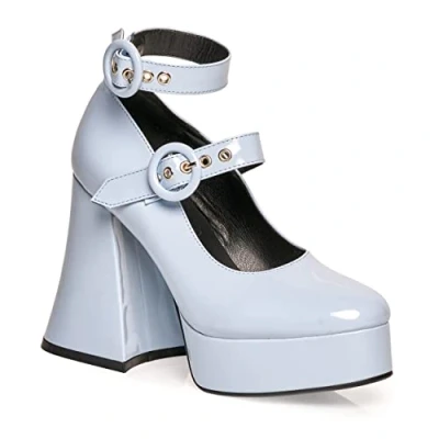 Abbildung von LAMODA Damen Spoil Me Court Shoe, Blue Patent, 37 EU
