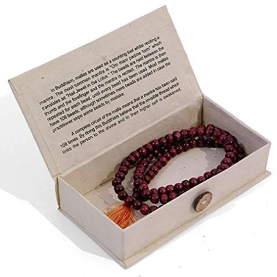 Abbildung von Buddhistischer Rosenkranz, Mala Beads, Om mani padme hum